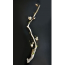 日式禪風自然白樹枝白洋玉蘭花 造型花藝設計 (y14900 花藝設計 水平花藝設計